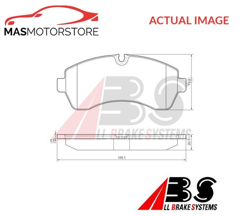 Brake pads set - braking, pad
