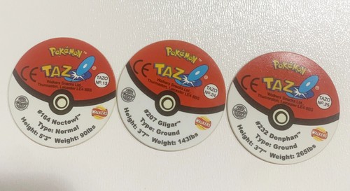 Pokémon tazo walkers 2001 - pokémon,