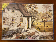 Vintage James Hamilton Garden Birds 1500 Piece Jigsaw Puzzle Country Cottage