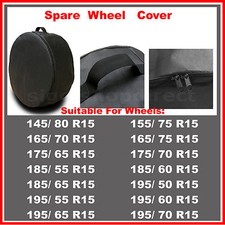 4 x R15 Spare Wheel Cover Tyre Tire Storage Bag Car Van Caravan Motorhome RW53