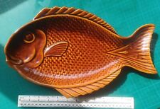 Dart Pottery fish plate