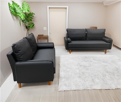 Lazy boy black sofa suites - black,
