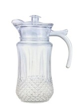 Glass Fridge Jug 1L Diamond