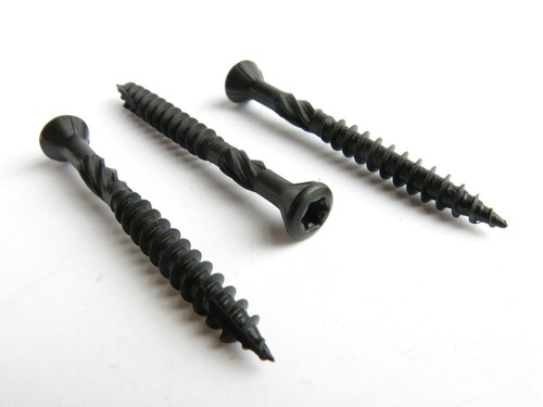 Black stainless steel decking - black,