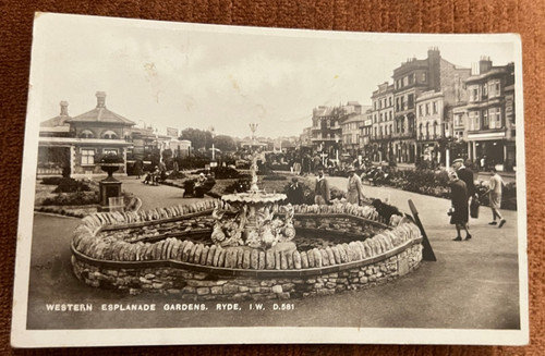 Vintage postcard ryde isle - vintage,
