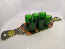 6 x Jagermeister Shot Glasses And Paddle Board Brand New Unused