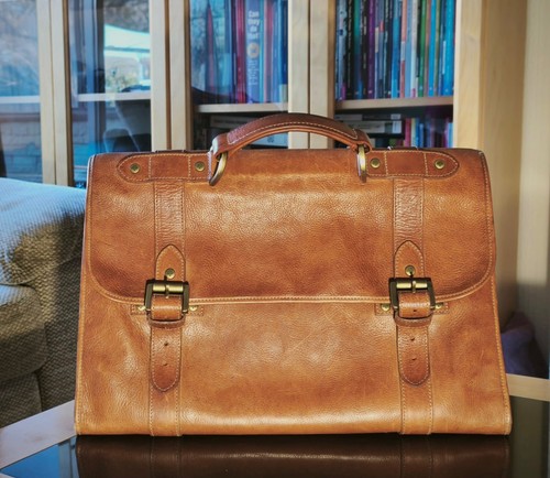 Mulberry briefcase mint