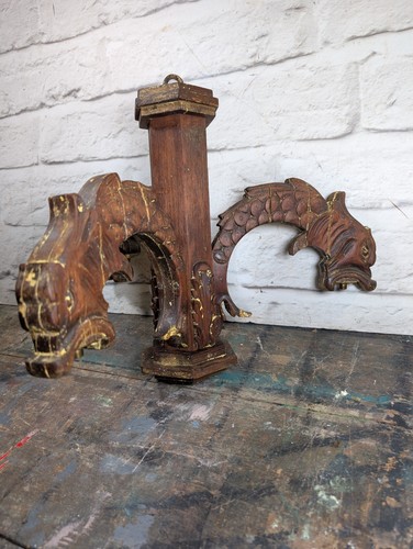 Vintage carved wooden - vintage,