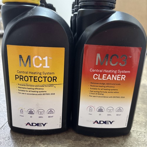 Bottles adey mc1 and mc3 - and,