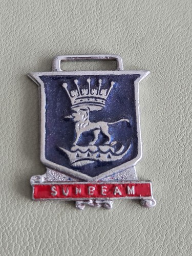 Vintage sunbeam keyring fob - sunbeam,