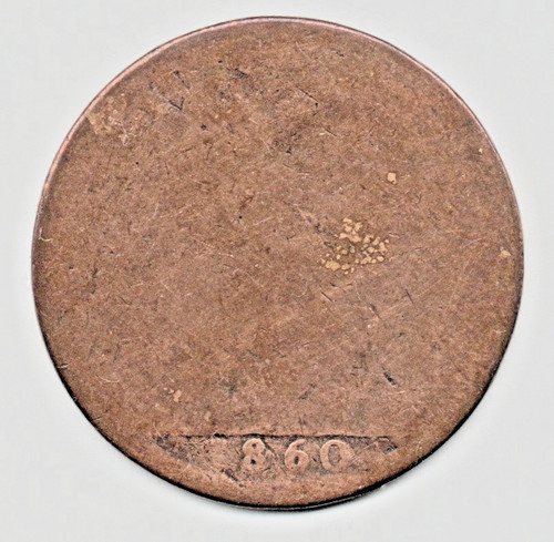 1860 victorian penny - 1860,