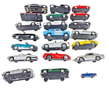 Mixed Lot Of 21 Vintage Cars Sports Police Car Maisto Matchbox Kinsmart Unboxed.