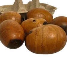 Vintage Wooden Darning Eggs x