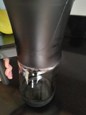 Phox V2 2.2L Glass Water Filter Jug Eco Reusable Pitcher Black