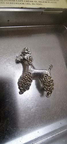 Poodle brooch vintage - brooch,