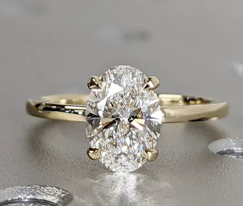 Oval cut ct - cut, white