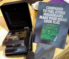 Polaroid Spectra Transparent version cased c/w Hologram Poster