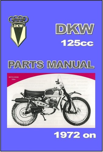 Dkw parts manual - dkw, 125cc
