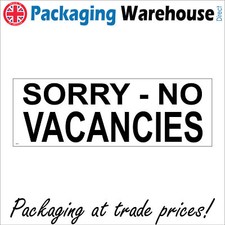 GE114 SORRY NO VACANCIES SIGN