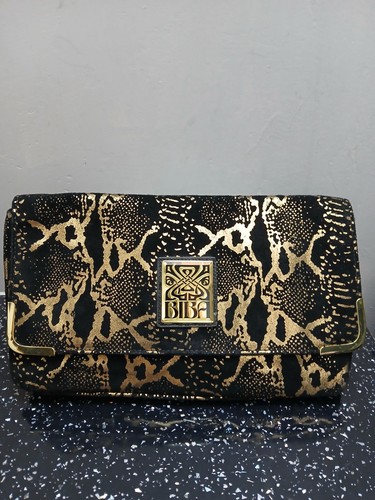 Biba black gold foil - black,