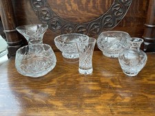 Job Lot Of Small Cut Glass Items. (Nail Varnish For Size Only)