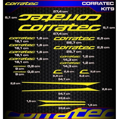 Corratec vinyl decals stickers - corratec,