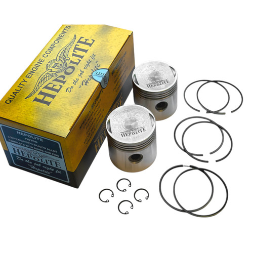 Hepolite piston kit - piston, bsa