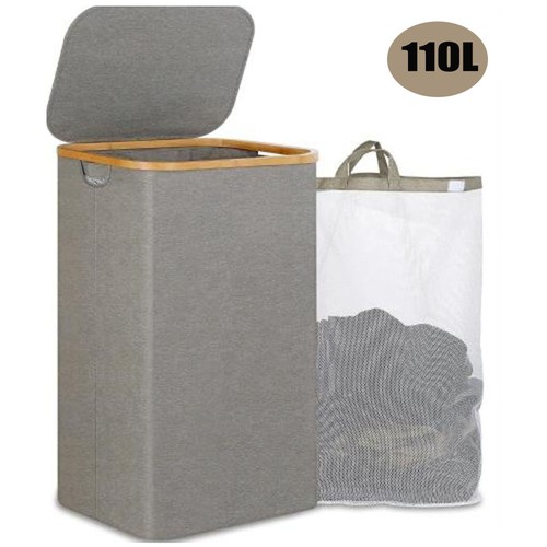 Slim laundry basket with - slim,