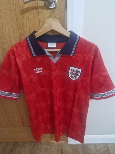 Umbro england 1990 away shirt - england,