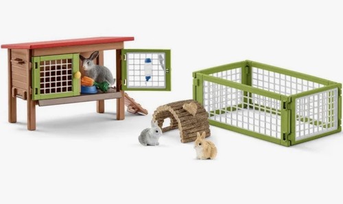 Schleich rabbit hutch - rabbit,