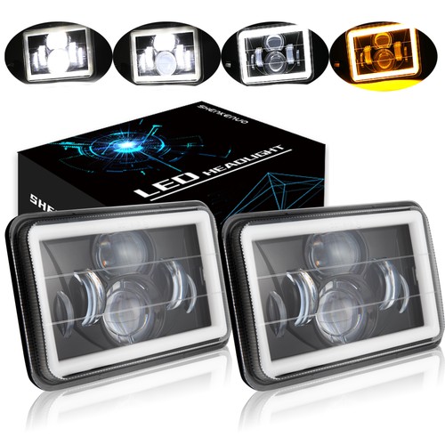 2pcs 4x6 inch led headlight - 2pcs,