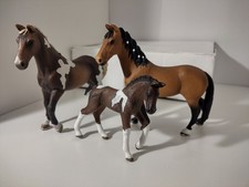 Schleich Trakehner, 1 Adult Male, 1 Adult Female, 1 Filly
