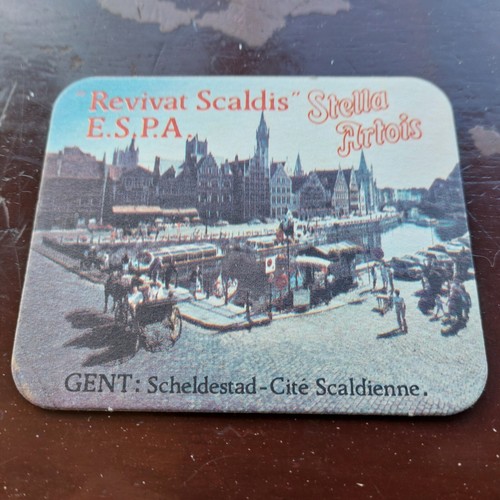 Stella artois beer mat - stella,