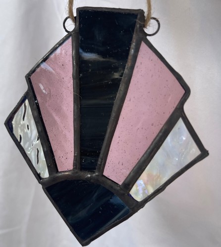 Sun catcher stained glass - sun, hand