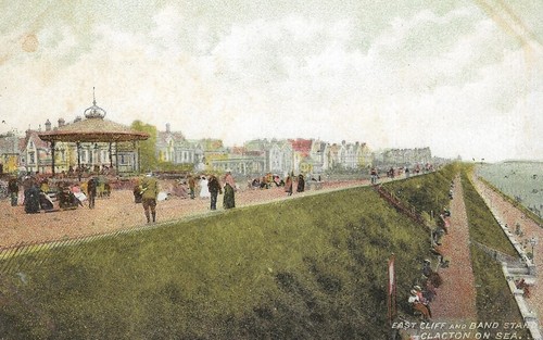 Clacton sea east cliff - clacton-on-sea, and
