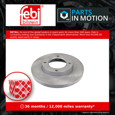 2x Brake Discs Pair Solid fits