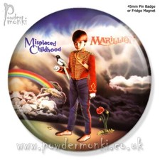 MARILLION "MISPLACED CHILDHOOD" ~ Retro 1980s Music [45mm BADGE/MAGNET]