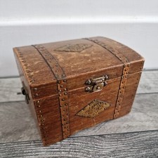 Chinese style Wooden Tea Caddy Chest 