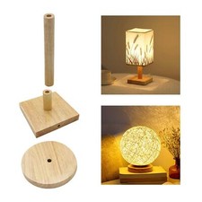Wooden Table Lamp Base Stand