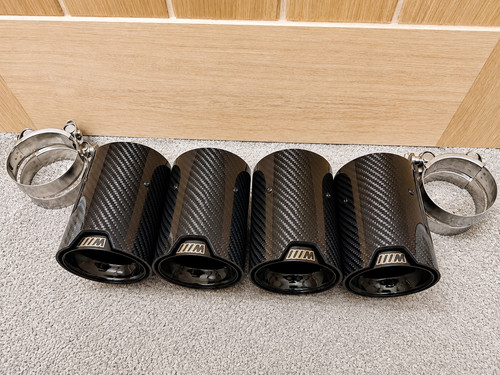 Bmw exhaust tips - x, carbon
