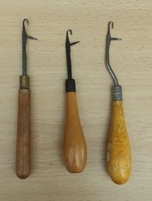 3x Vintage Rag Rug Tool Latch Hook Pulling Carpet Knitting Bundle 1x Readicut