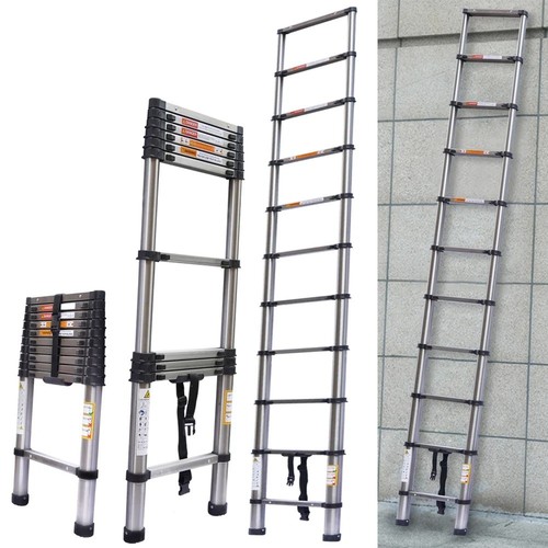 Telescopic folding ladder - 6.2m,
