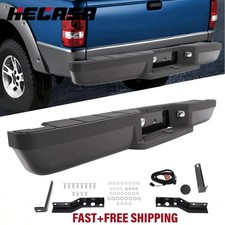 Black Steel Rear Bumper