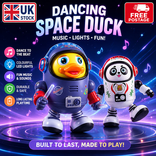 Dancing space duck panda - dancing,