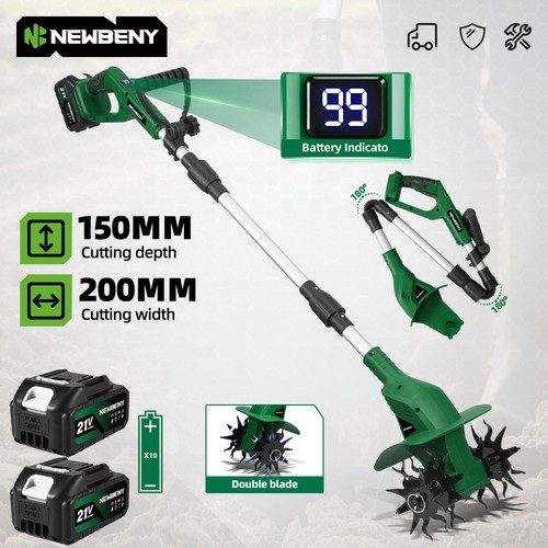 Cordless garden rotavator - cordless,