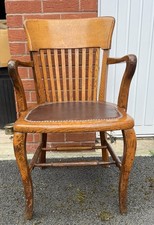 Antique Solid Wood Bankers /