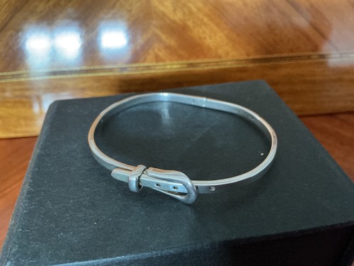 Vintage solid silver buckle - solid,