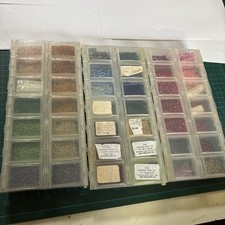 BEAD ORGANISER BOXES X3 - SEED BEADS - JEWELLERY MAKING - BEAD STORAGE LOCK #38B