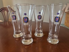 Fosters Larger Half Pint Glasses. Set Of 4.