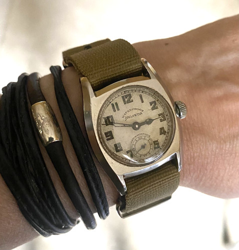 Rare 1930s helvetia wristwatch - helvetia,